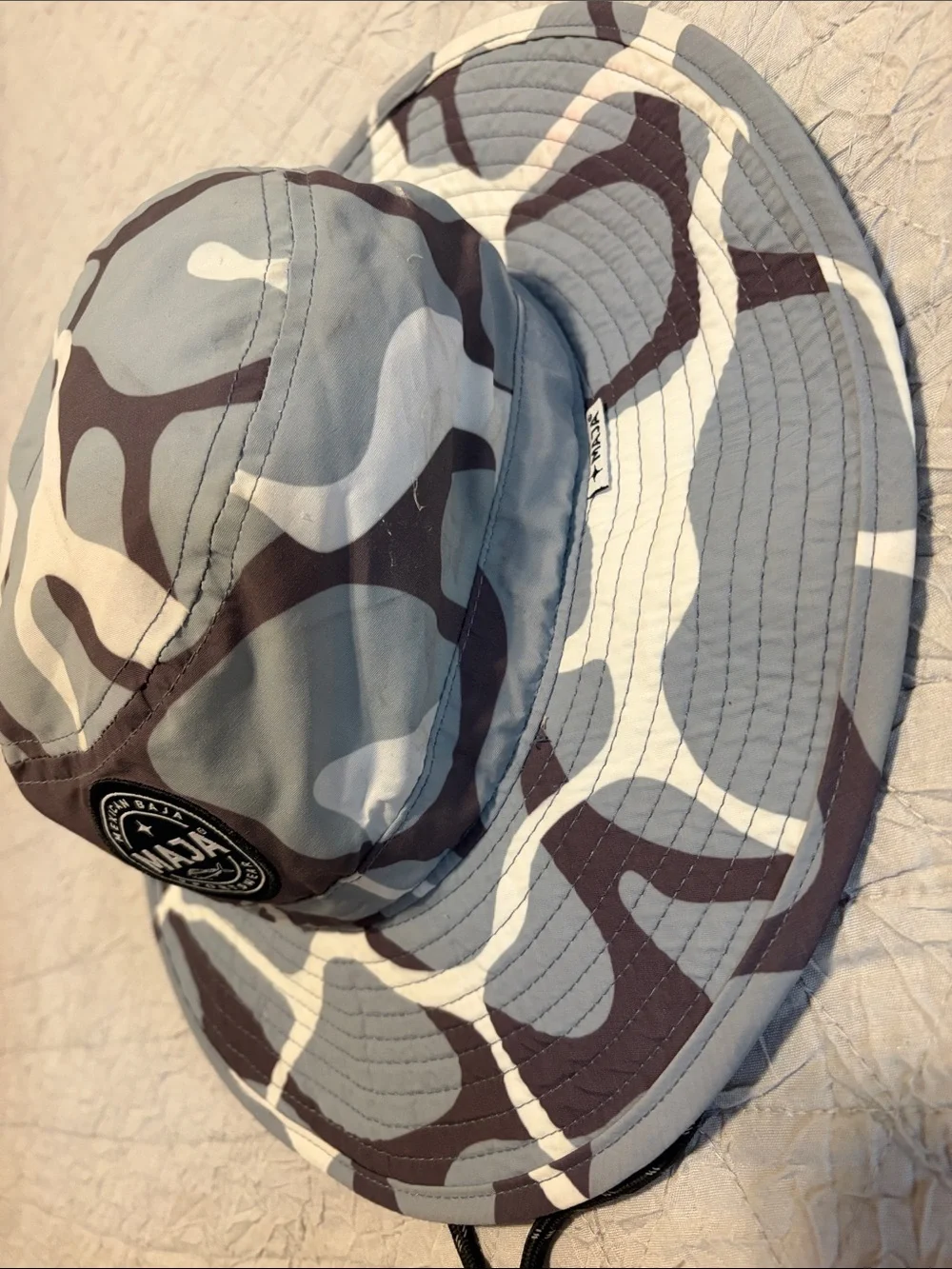 MAJA-MEXICAN BAJA Sportswear Men's Gray Camouflage Bucket Sun Hat